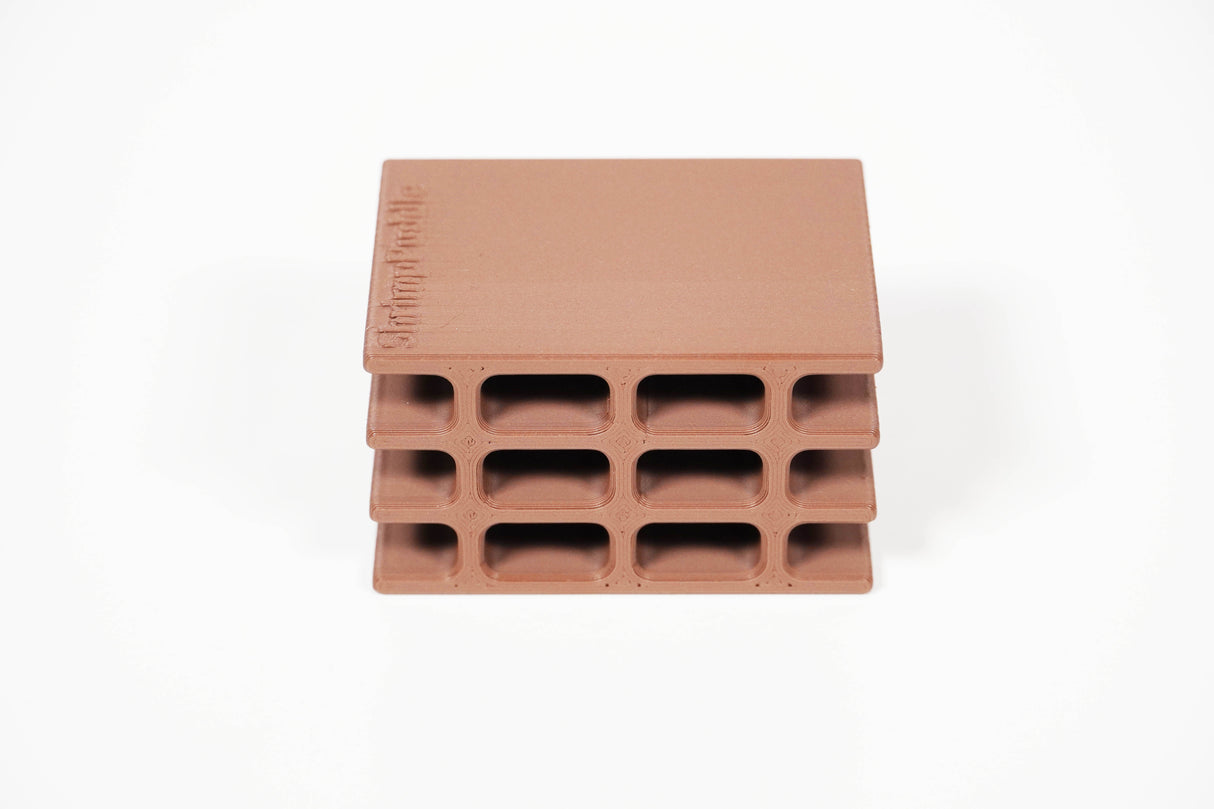ShrimpPuddle Brick Tube 6er – Garnelenversteck in Ziegel-Optik (Bild 2)