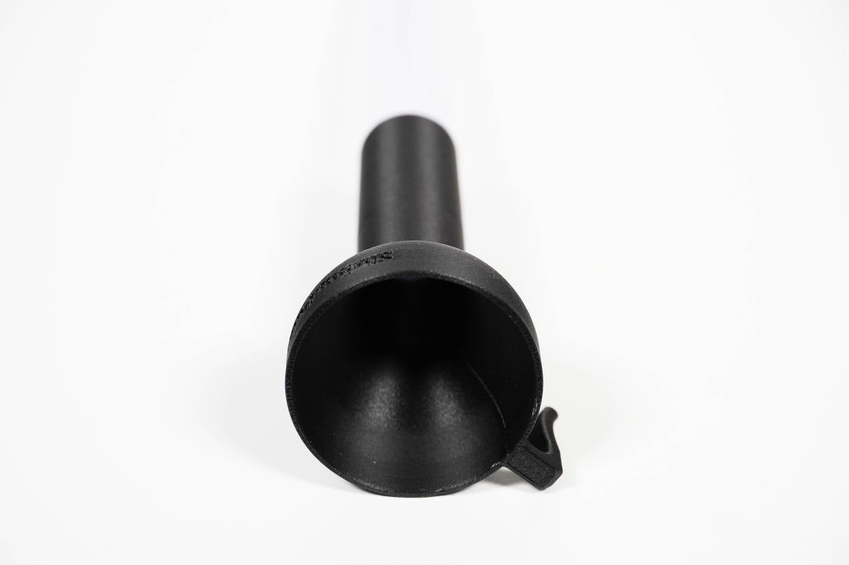 ShrimpPuddle Futterrohr mit Trichter – Glas-Futterstelle (Bild 3)