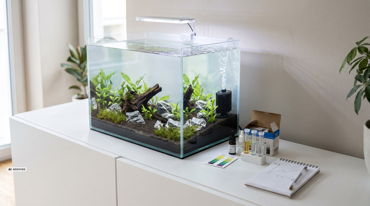 Garnelenaquarium einfahren: Stickstoffkreislauf & Nitritpeak einfach erklärt