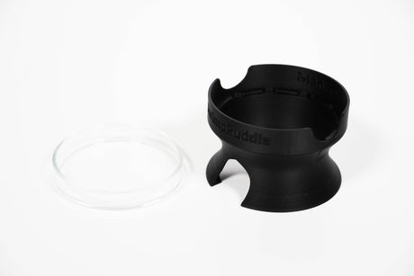 ShrimpPuddle Futternapfhalter mit Höhle & Glasschale (Bild 3)