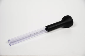 ShrimpPuddle Futterrohr mit Trichter – Glas-Futterstelle