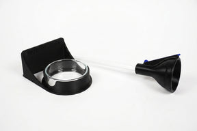 ShrimpPuddle Futter-Station Pro Bundle – Scheibenhalter mit Futterrohr 2.0