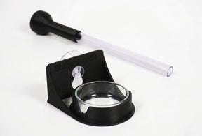 ShrimpPuddle Futter-Station Pro Bundle Scheibenvariante – Glas-Futterstelle