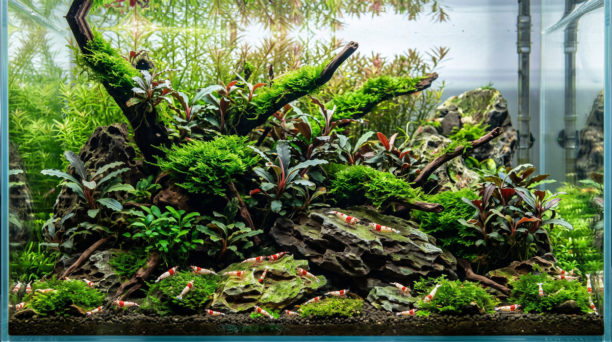 Shrimp accessories, food &amp; moss pads from the breeder